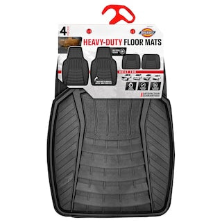 Genuine Dickies Universal Automotive Floor Mats Trim to Fit All-Weather Rubber
