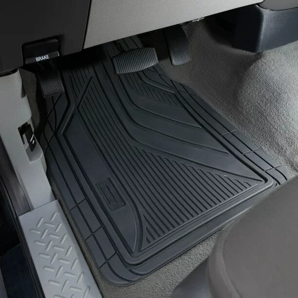 Genuine Dickies Universal Automotive Floor Mats Trim to Fit All-Weather Rubber