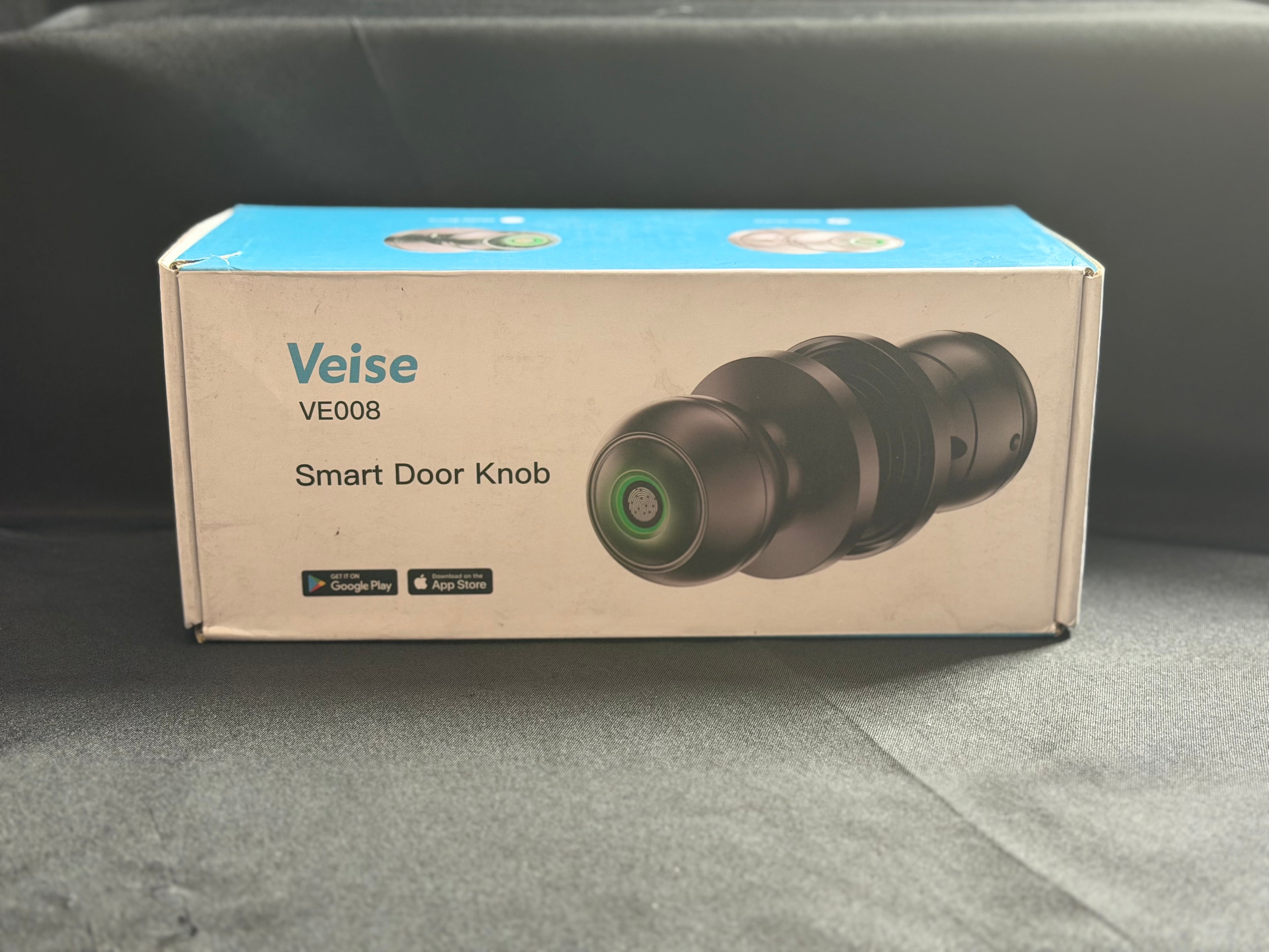 Veise VE008 Smart Door Knob – Biometric Keyless Entry Handle for Interior Doors￼