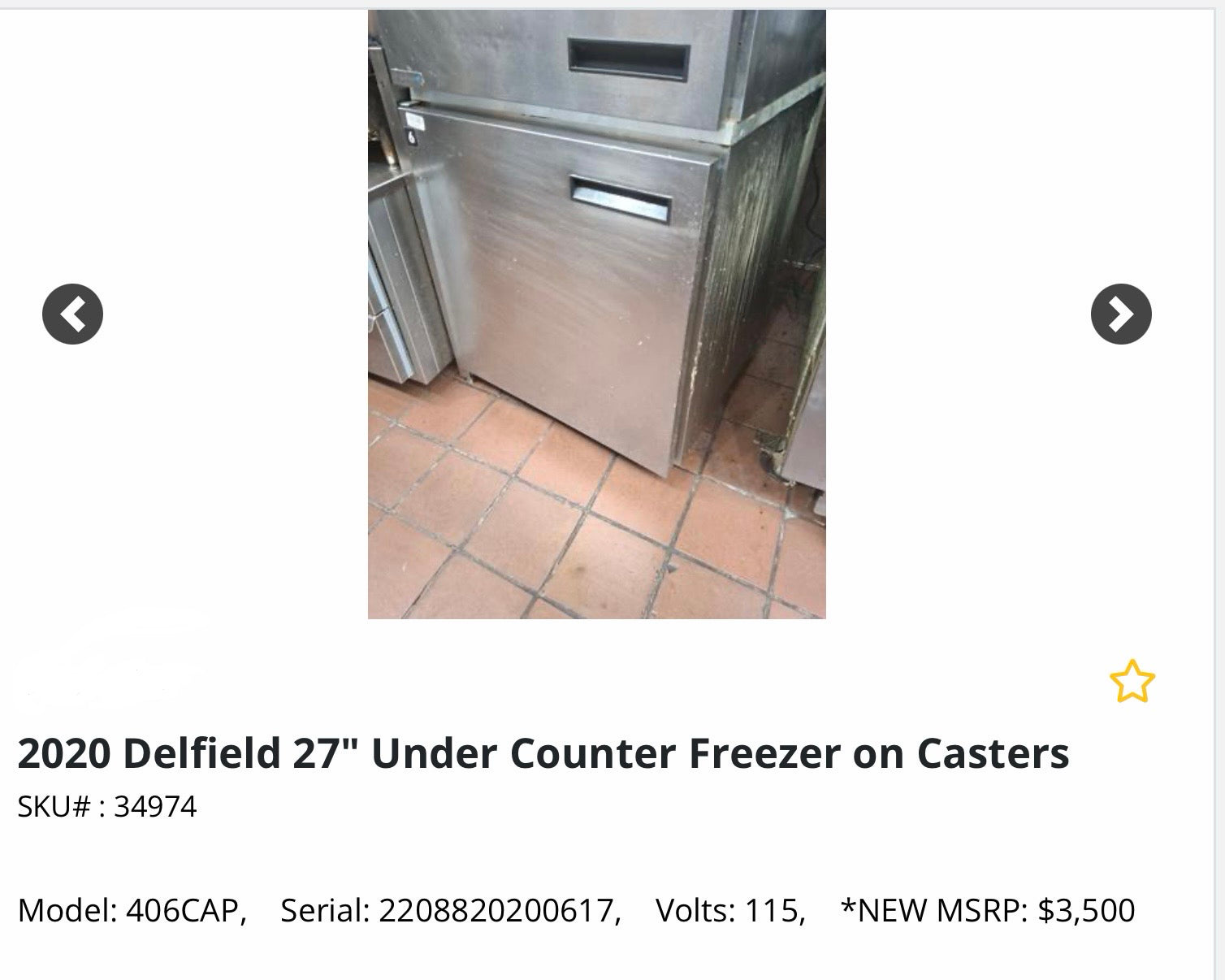 Commercial Freezer
