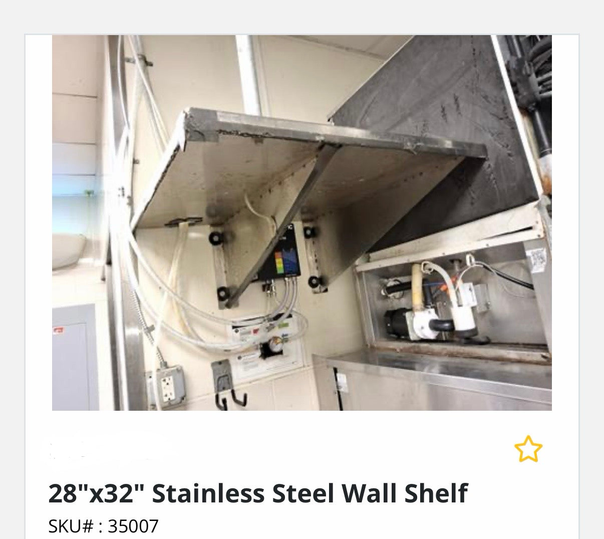 Stainless Steel Wall Shelf