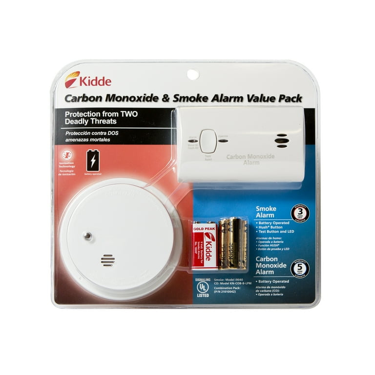 Kidde Carbon Monoxide Smoke Alarm Value Pack